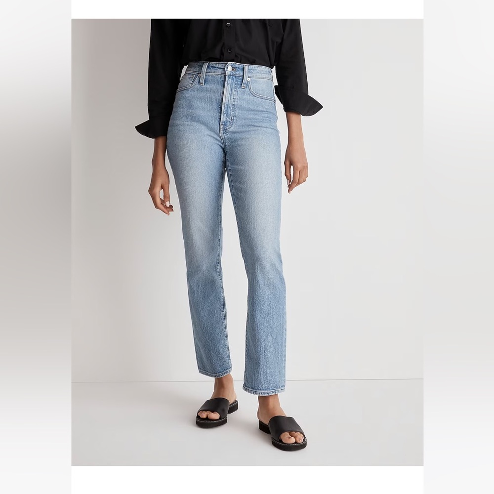 Madewell The Tall Perfect Vintage Straight Jean in Ferman Wash